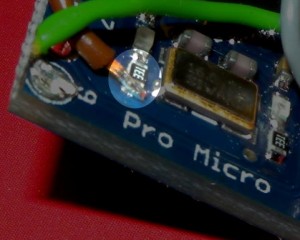 RxLED solder detail